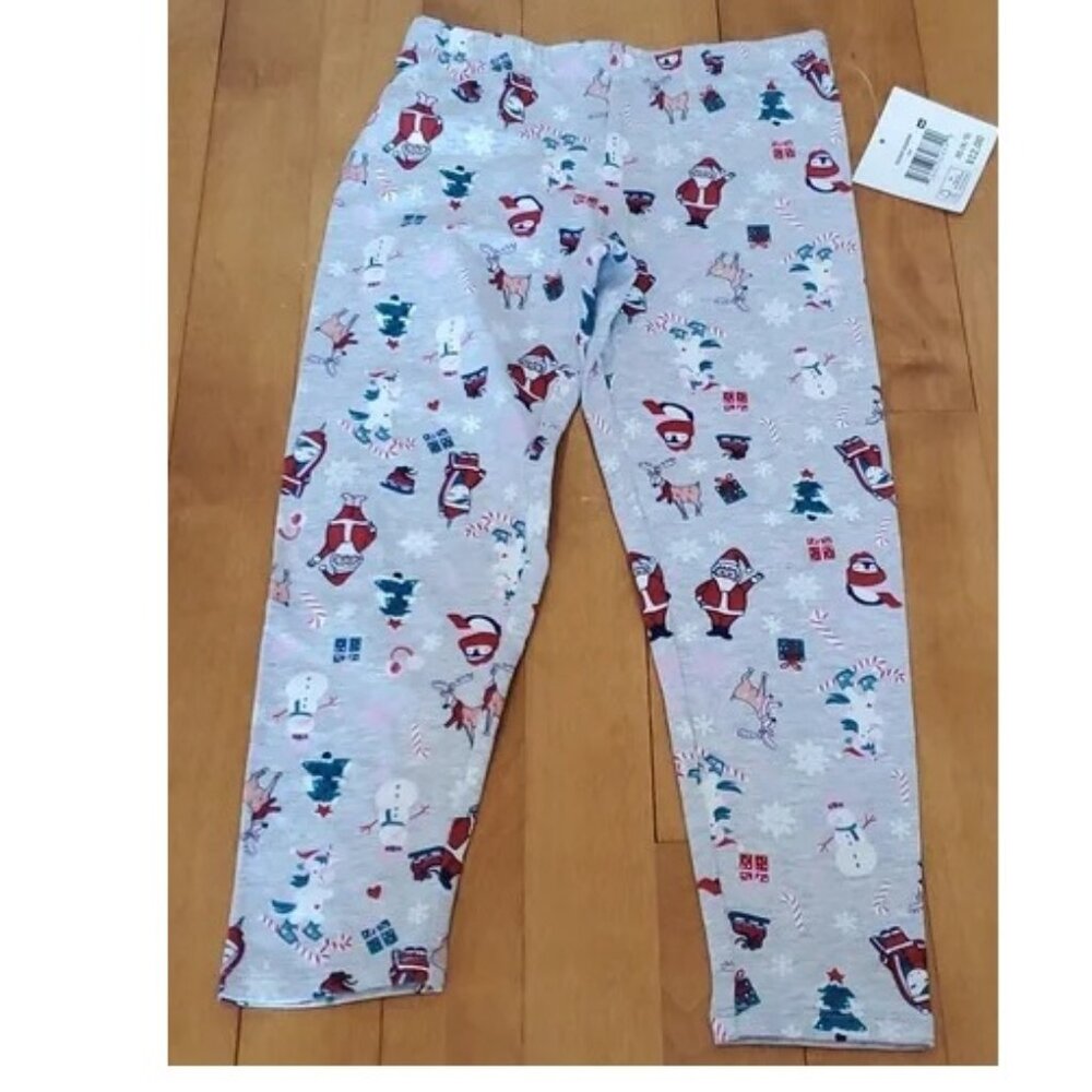 Girls Falls Creek Christmas Santa Claus Leggings Size 4/5 7/8 10/12 14/16  NWT
